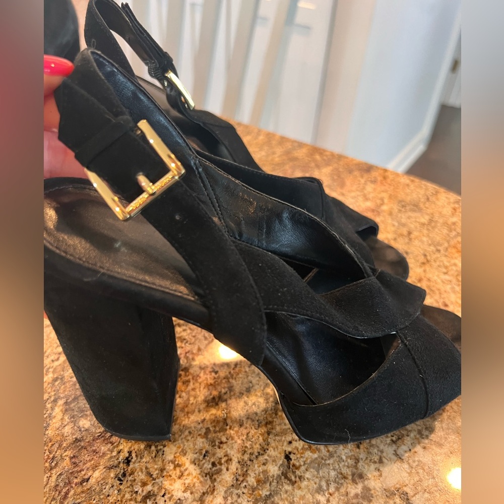 Michael Kors Black Suede Pumps size 7M